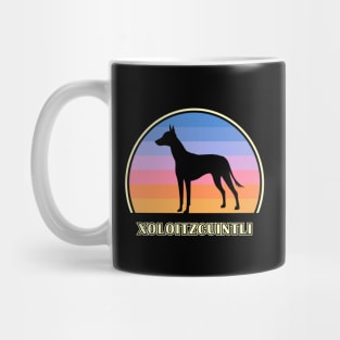 Xoloitzcuintli Vintage Sunset Dog Mug